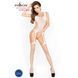 Бодистокинг Passion BS019 white, комбинезон, имитация чулок и пояса PBS019W фото 2