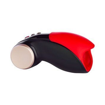 Мастурбатор для головки пениса Fun Factory COBRA LIBRE II black/red, 2 мотора, игра без рук SX0967 фото