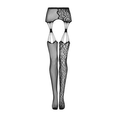 Еротичні колготки-бодістокінг Obsessive Garter stockings S821 S/M/L SO8162 фото