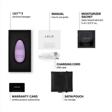 Мини-вибратор для клитора LELO Lily 3 Calm Lavender, 10 режимов, очень мощный SX0693 фото