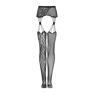 Еротичні колготки-бодістокінг Obsessive Garter stockings S821 S/M/L SO8162 фото