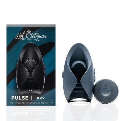 Іграшка для пар Hot Octopuss PULSE DUO, пульсація, використання без рук, підходить для пар, пульт ДК SO8723 фото