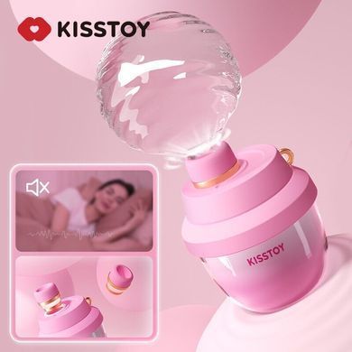Вакуумный стимулятор-брелок KISSTOY Kiss Pods, 5 уровней интенсивности + Turbo-режим, 2 насадки SX1339 фото