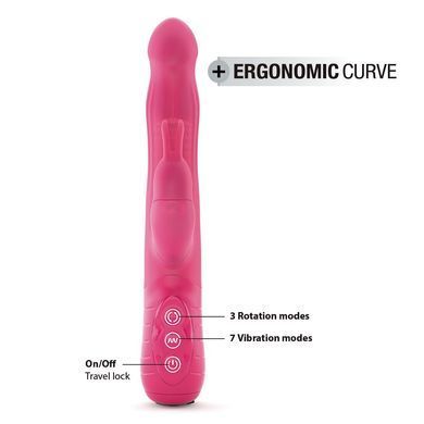 Вибратор-кролик Dorcel Baby Rabbit Magenta 2.0 с жемчужным массажем и вращающейся головкой SO8680 фото