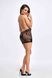 Платье Noir Handmade F313 Mythos, M, black, прозрачное, мини, открытая спина, декор из стразов SX0316 фото 4