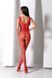 Бодистокинг с крыльями Passion BS098 One Size, red, средняя сетка, открытый доступ SO8936 фото 9