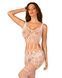 Сітчастий бодістокінг з імітацією топа та шортів Obsessive Bodystocking G330 S/M/L, white, з доступо SO7695 фото 1