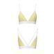 Спортивний топ з подвійними бретелями Passion PS007 TOP L, yellow SO4275 фото 4