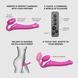 Безремневой страпон с вибрацией Strap-On-Me Vibrating Fuchsia M, диаметр 3,8 см, пульт ДУ, регулируемый SX2571 фото 3