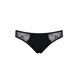 Трусики-сліпи з мереживною сіточкою Passion DINA THONG XXL/XXXL, black SO5342 фото 5