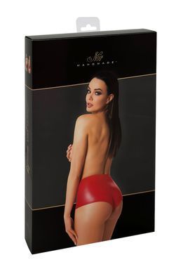 Шорты Noir Handmade F356 Red powerwetlook shorts - L SX2122 фото