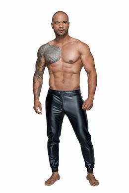 Чоловічі трегінси Noir Handmade H063 Powerwetlook treggings, XXL, мокрий ефект SX0119 фото