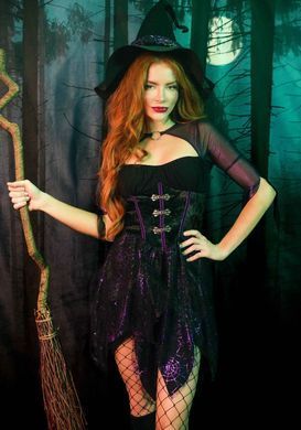 Костюм ведьмы Leg Avenue Mystical Witch L, платье, шляпа SO9334 фото