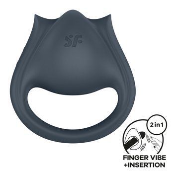 Вібратор на палець та ерекційне кільце 2в1 Satisfyer Perfect Pair 2 SX2168 фото