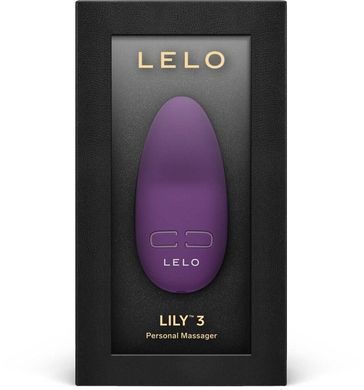 Мини-вибратор для клитора LELO Lily 3 Dark Plum, 10 режимов, очень мощный SX0694 фото