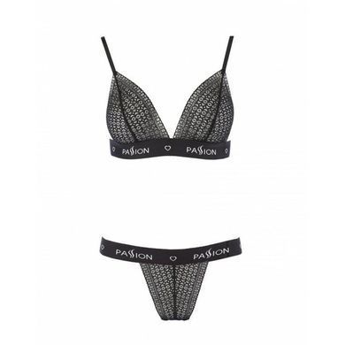 Комплект білизни Passion Exclusive GLAMISS SET L/XL, black PS27101 фото