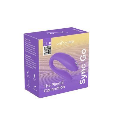Смарт-вібратор для пар We-Vibe Sync GO Light Purple, тревел-кейс SX0527 фото