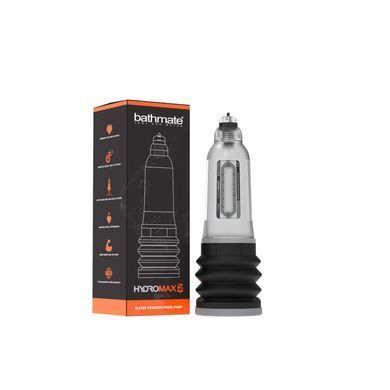Гидропомпа Bathmate Hydromax 5 Clear, для члена длиной от 7,5 до 12,5 см, диаметр до 4,5 см HM-20-CC фото