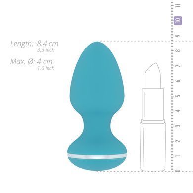 Анальна вібропробка Cala Azul &ndash; Blanca Vibrating anal plug, 10 режимів SO8887 фото