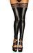 Чулки с мокрым эффектом Noir Handmade F135 Powerwetlook stockings, L, без мысков SX0019 фото 1