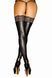 Чулки с мокрым эффектом Noir Handmade F135 Powerwetlook stockings, L, без мысков SX0019 фото 2