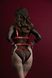 Женская сбруя с цепью и фиксаторами Feral Feelings Harness with Cuffs Red SO8253 фото 2