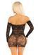 Платье Leg Avenue Seamless Off The Shoulder Mini Dress One Size, Black SX1735 фото 3