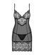 (SALE) Сорочка Obsessive Alluria chemise & thong S/M SX1122 фото 3