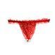 Набір Intt BRAZILIAN PANTY RED: трусики на резинці S-XL з перлинним кільцем + полунична змазка SO7128 фото 2