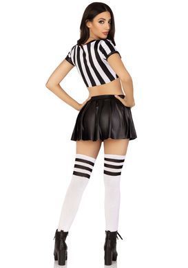 Костюм рефери Leg Avenue Time Out Referee M, кроп-топ, юбка, свисток SO9192 фото