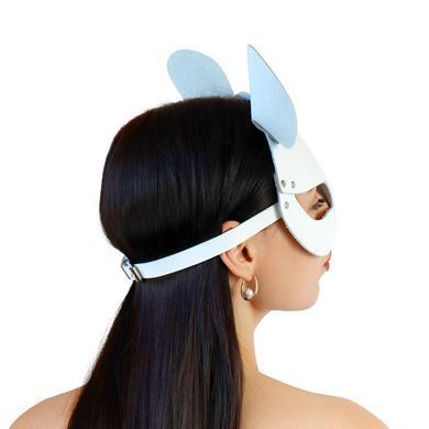 Шкіряна маска мишки Art of Sex - Mouse Mask, колір Білий SO9651 фото