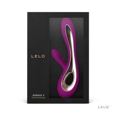 Вибратор-кролик LELO Soraya 2 Deep Rose, 12 режимов вибрации, до 4 часов работы SO8111 фото