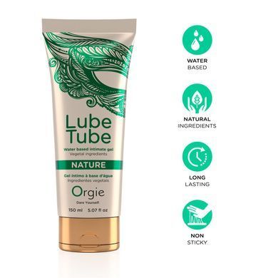 Лубрикант на водной основе Orgie Lube Tube Nature, 150 мл, натуральный состав, увлажняет, успокаивает SX1524 фото