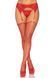 Пояс для чулок со стразами Leg Avenue Rhinestone Garterbelt Red One Size SO9139 фото 1