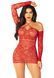 Платье Leg Avenue Seamless Off The Shoulder Mini Dress One Size, Red SX1736 фото 1