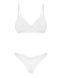 Комплект Obsessive Alissium 2-pcs set, XL/2XL, кружево, лиф с мягкой чашкой, трусики танга SX0605 фото 6