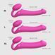 Безремневой страпон с вибрацией Strap-On-Me Vibrating Fuchsia XL, диам. 4,7см, пульт ДУ, регулируемый SX2573 фото 5